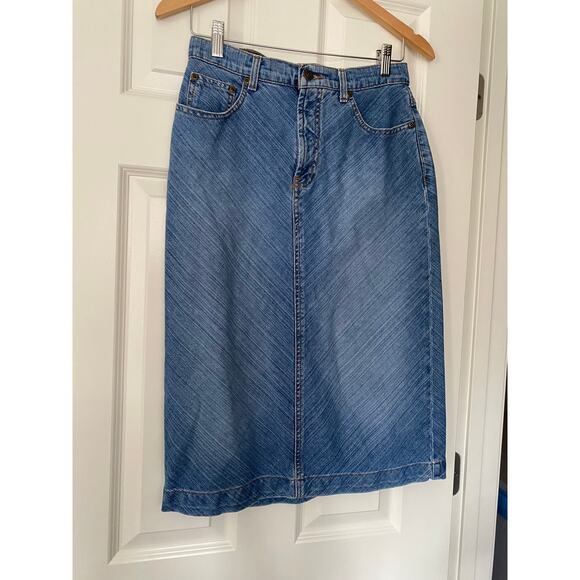 Vintage Y2K Harold's Jean Skirt size 2 - Picture 1 of 4